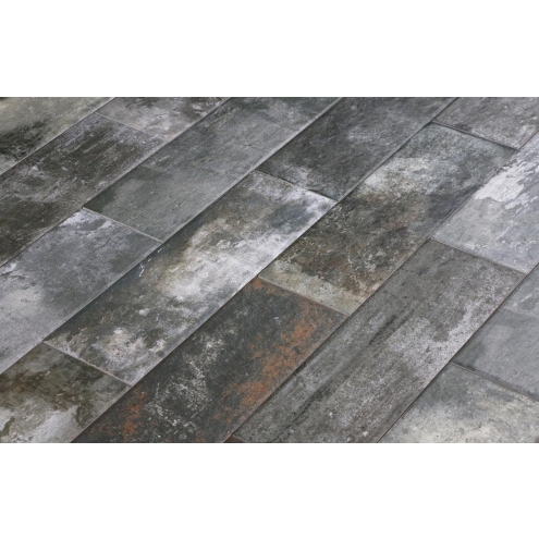 PrimeCollection LoftWall Wandfliese Black 10x30 cm