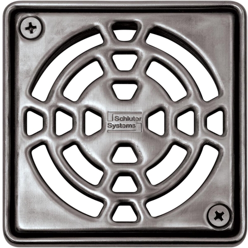 Schlüter, KERDI-DRAIN-BASE Rost-Set Design 1 Edelstahl V4A