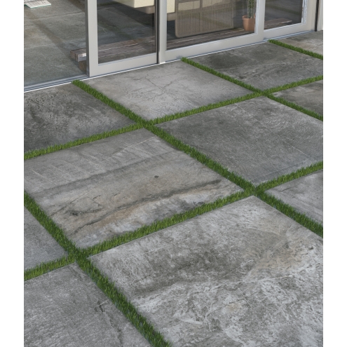 PrimeCollection Cima di Castello Outdoor Terrassenplatte Grigio 80x80 cm