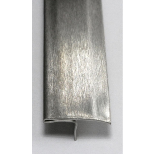 PrimeCollection, Übergangsschiene 2,5m/25mm Edelstahl-gebürstet TEG25