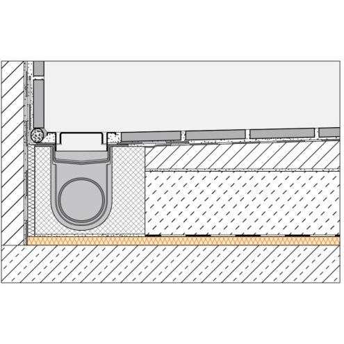 Schlüter Dämmmatte Kerdi-Line-SR KL SR 1000 50x50cm Set 4 Matten