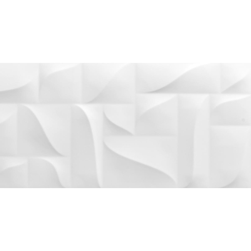 Keraben Superwhite Dekor weiß Geometric gloss glänzend 30x60 cm