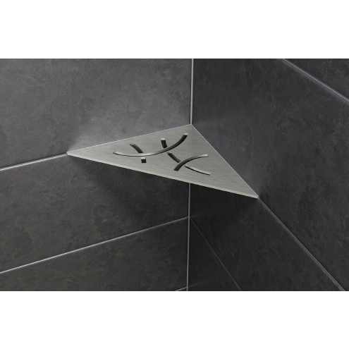 Schlüter Wandablage SHELF-E Edelstahl gebürstet 210x210 mm