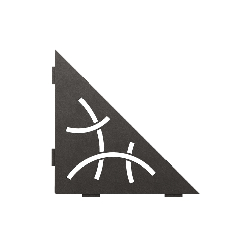 Schlüter Wandablage SHELF-E Dunkelanthrazit 210x210 mm