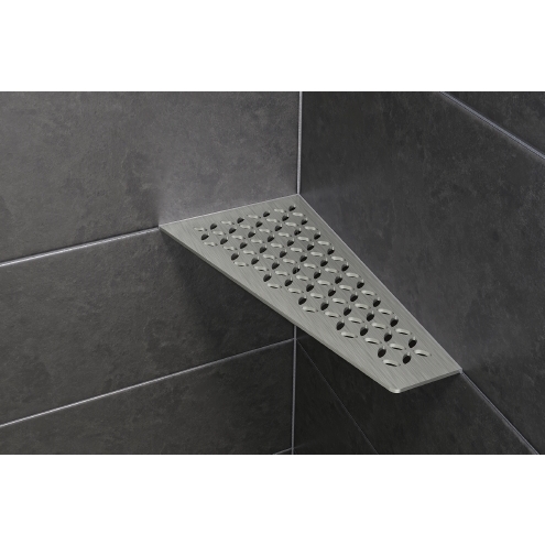 Schlüter Wandablage SHELF-E Edelstahl gebürstet 154x295 mm