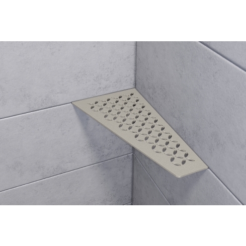 Schlüter Wandablage SHELF-E Steingrau 154x295 mm