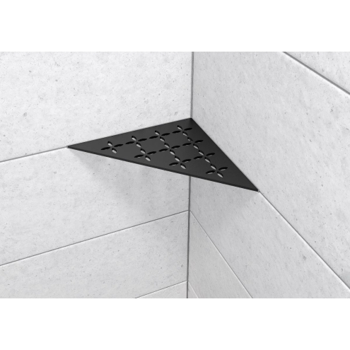 Schlüter Wandablage SHELF-E Graphitschwarz matt 210x210 mm
