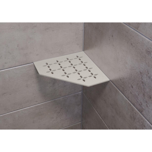 Schlüter Wandablage SHELF-E Beigegrau 195x195 mm