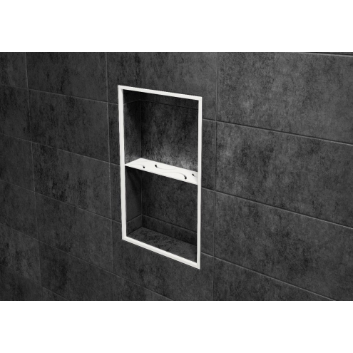 Schlüter Wandablage SHELF-N Brillantweiß matt 300x87 mm