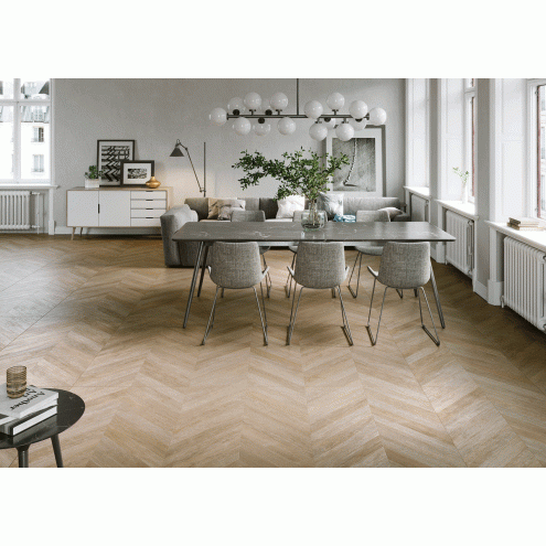 Keraben Lenda Dekor Chevron Oak Natural 150x75 cm
