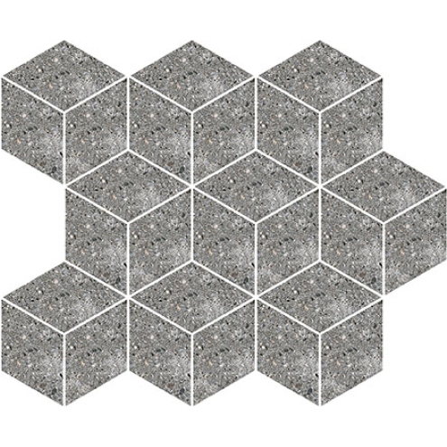Keraben Underground Mosaik Cube Graphite Natural 26x30 cm