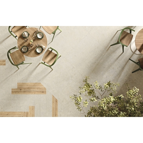 PrimeCollection Biosphere Terrassenplatte White 60x60 cm