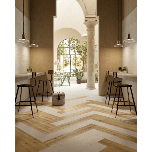 Pastorelli Biophilic Wand- und Bodenfliese White 120x120 cm