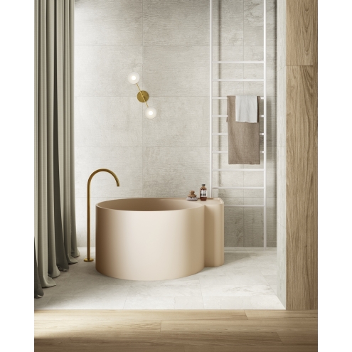 PrimeCollection Lavaredo Boden- und Wandfliese Bianco 120x120 cm