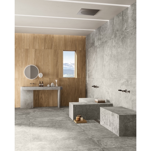 PrimeCollection Lavaredo Boden- und Wandfliese Grigio 120x120 cm
