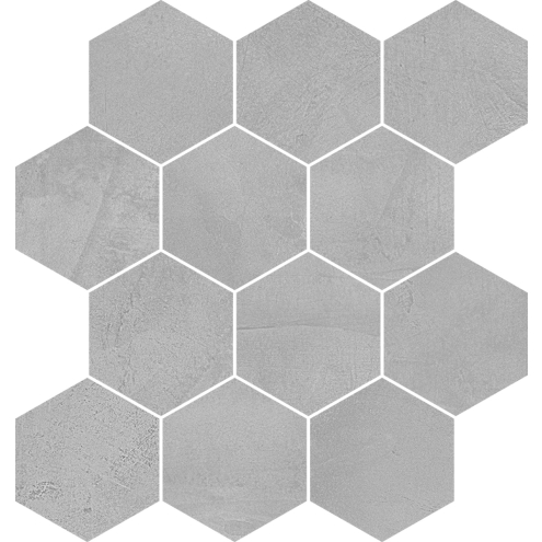 PrimeCollection Timeline Mosaico Esagoni Grey 30x34 cm