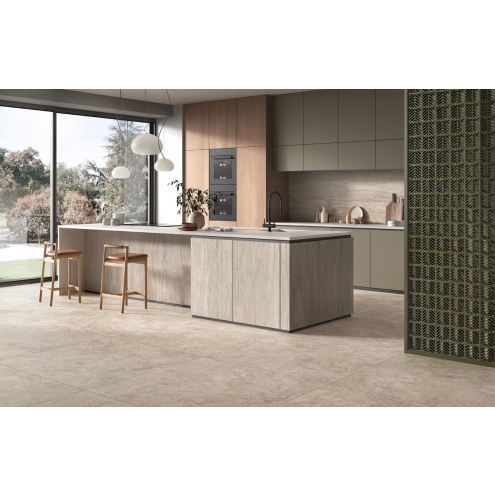 Mirage Nöriven Cream Cross NV 03 Strukturiert Terrassenplatte 60x120 cm