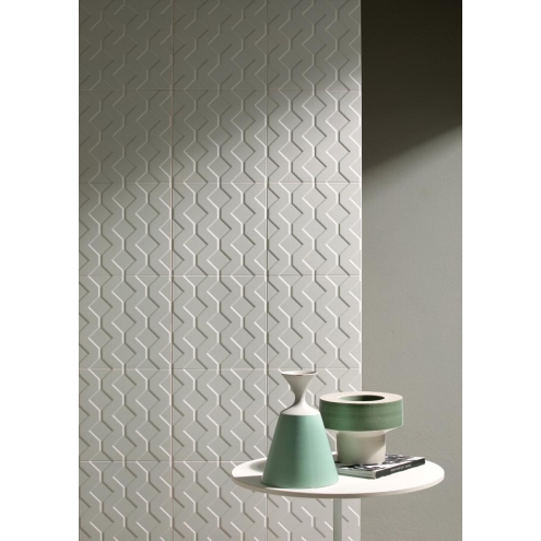 Mirage Terrae Blanc TA 01 Wanddekor Limpida 20x20 cm