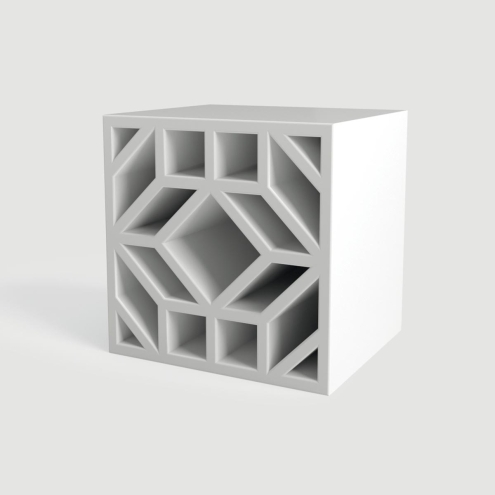 Mirage Terrae Snowy TA 21 Dekorstein Lito Amira 12x12x10 cm