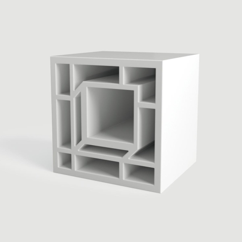 Mirage Terrae Snowy TA 21 Dekorstein Lito Cristallina 12x12x10 cm