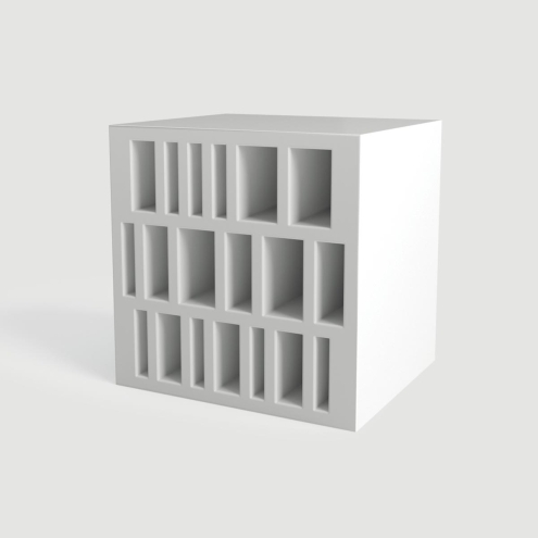 Mirage Terrae Snowy TA 21 Dekorstein Lito Vibrante 12x12x10 cm