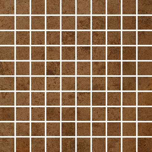 Love Tiles Metallic Corten Mosaik Lex Matte 22x22 cm