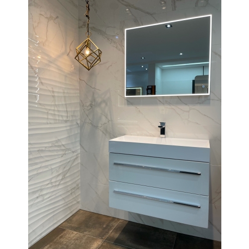 Love Tiles Precious Calacatta Shine Wanddekor Shape 35x100 cm