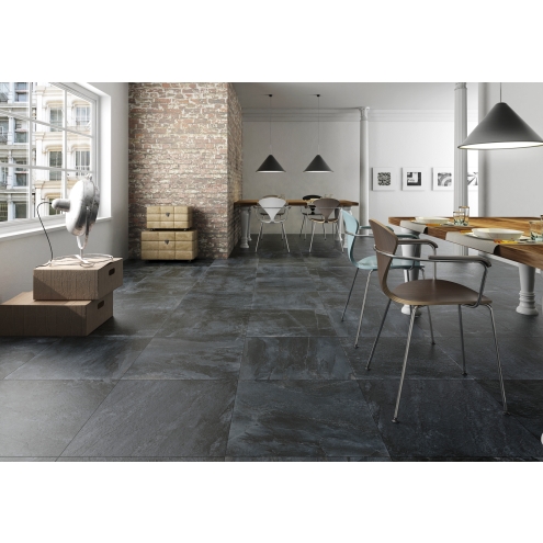 Keraben Nature Bodenfliese Black 60x60 cm