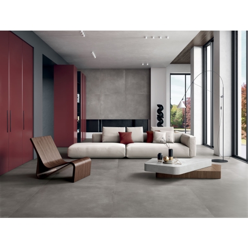 Blustyle Blow Cement Flat Naturale Boden- und Wandfliese 120x120 cm