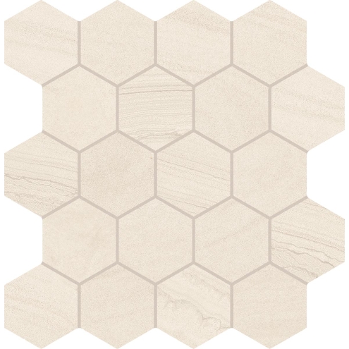 Provenza Varana Stone Mosaico Hexagon Beige Cross Cut Silktech 29,3x30 cm