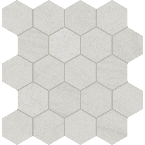 Provenza Varana Stone Mosaico Hexagon Light Grey Cross Cut Silktech 29,3x30 cm