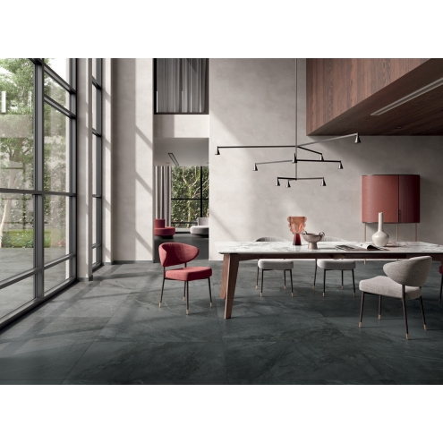 Flaviker Blue Savoy Boden- und Wandfliese Graphite 60x120 cm