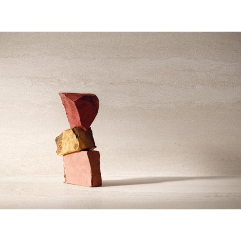 Flaviker Double Linear Beige Boden- und Wandfliese LUX 3D 120x120 cm