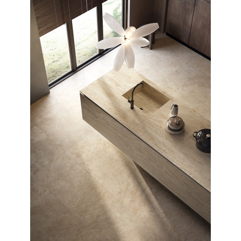 Flaviker Navona Boden- und Wandfliese Honey Cross 80x80 cm