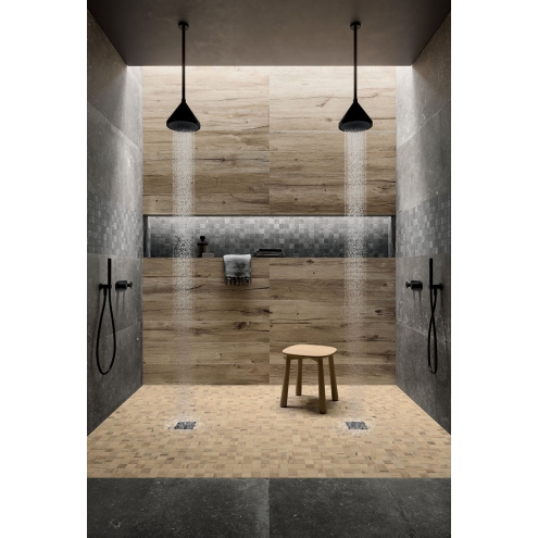 Flaviker Nordik Stone Mosaik Black matt 30x30 cm