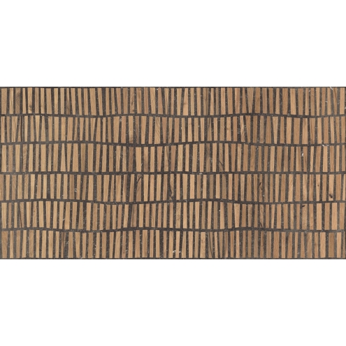 Flaviker Nordik Stone Dekor Domino Black matt strukturiert 60x120 cm