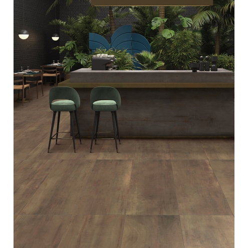Flaviker Rebel Boden- und Wandfliese Brass 120x120 cm