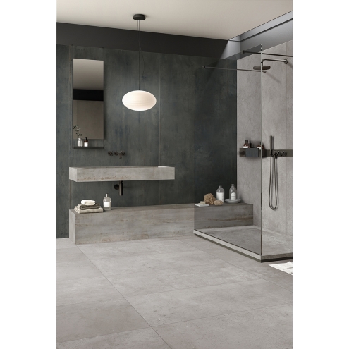 Flaviker Rebel Boden- und Wandfliese Silver 60x120 cm