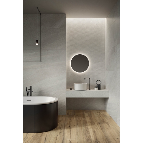 Flaviker Rockin` Boden- und Wandfliese Ice 120x120 cm