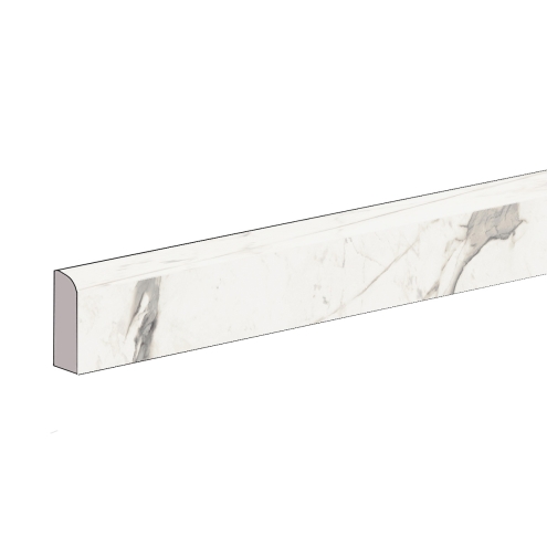 Flaviker Supreme Evo Sockel Statuario Superior Matt 5,5x120 cm