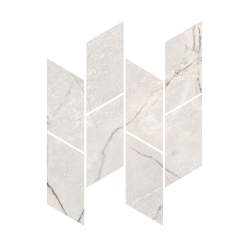 Flaviker Supreme Treasure Mosaik Twist Greylac Platinum Lux 30x30 cm