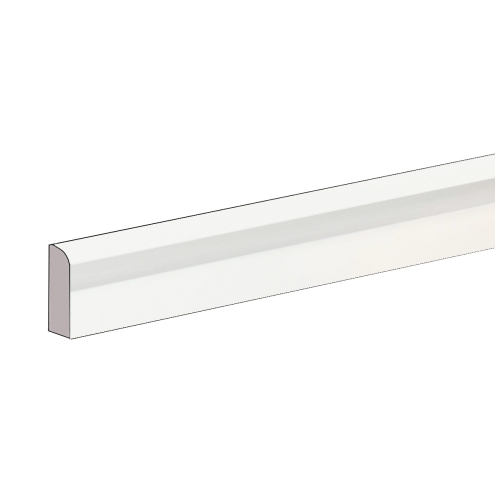 Flaviker Boiserie White NAT Sockel 10x60 cm