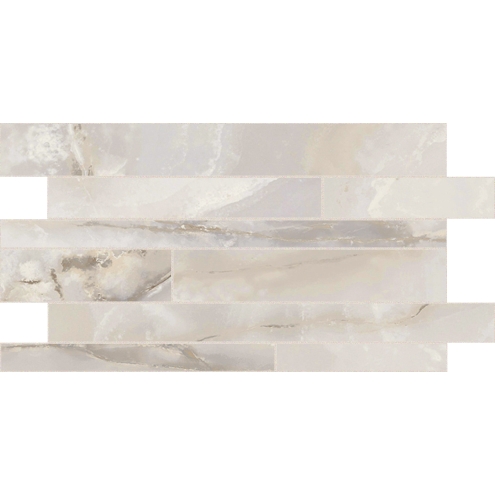 Florim Creative Design Onyx&More White Onyx Glossy Dekor Listello 30x60 cm
