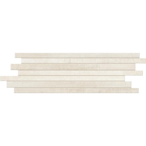 Florim Creative Design Wooden Tile White Naturale Dekor Listello 20x60 cm