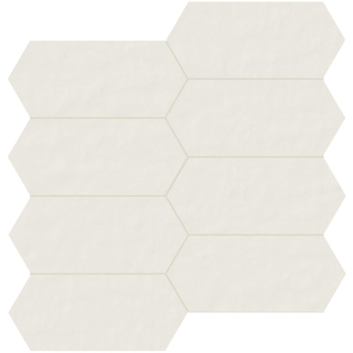Florim Creative Design Neutra 6.0 01 Bianco Naturale Mosaico C 7,5x15 cm 6 mm