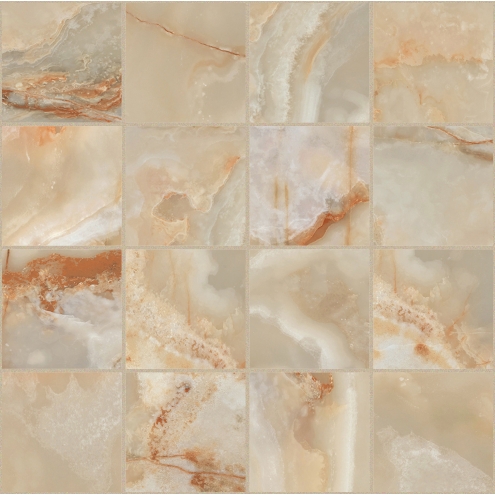 Florim Creative Design Onyx&More Golden Onyx Glossy Mosaik 7,5x7,5 cm 6 mm