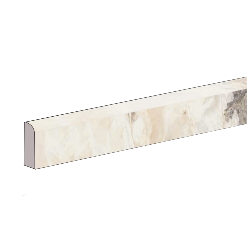 Florim Creative Design Onyx&More White Blend Glossy Sockel 4,6x60 cm