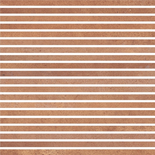 PrimeCollection Heartland Terracotta Mosaik Sticks 30x30 cm