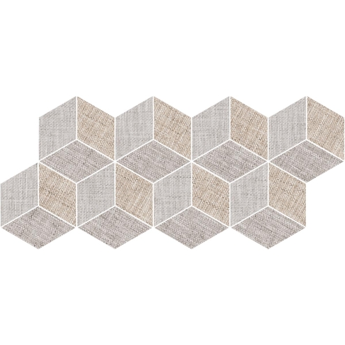 Sant Agostino Fineart Mix Light Naturale Mosaik Hexagon 20x46 cm