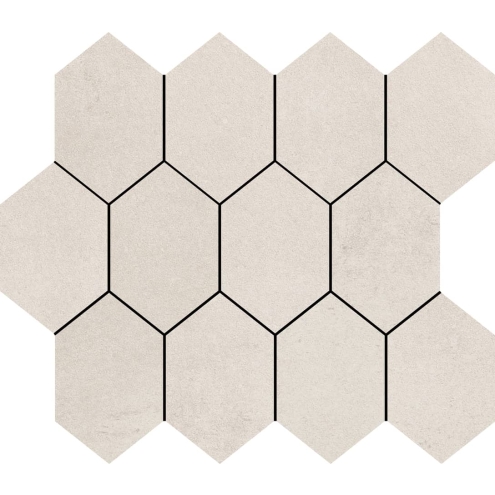 Margres Tool White Natural Mosaik Hexagon 24x26 cm